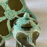 Earthenware tray and pots 1912