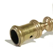 17th-century French bronze candlestick