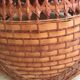 Vintage rattan pendant lamp 38cm