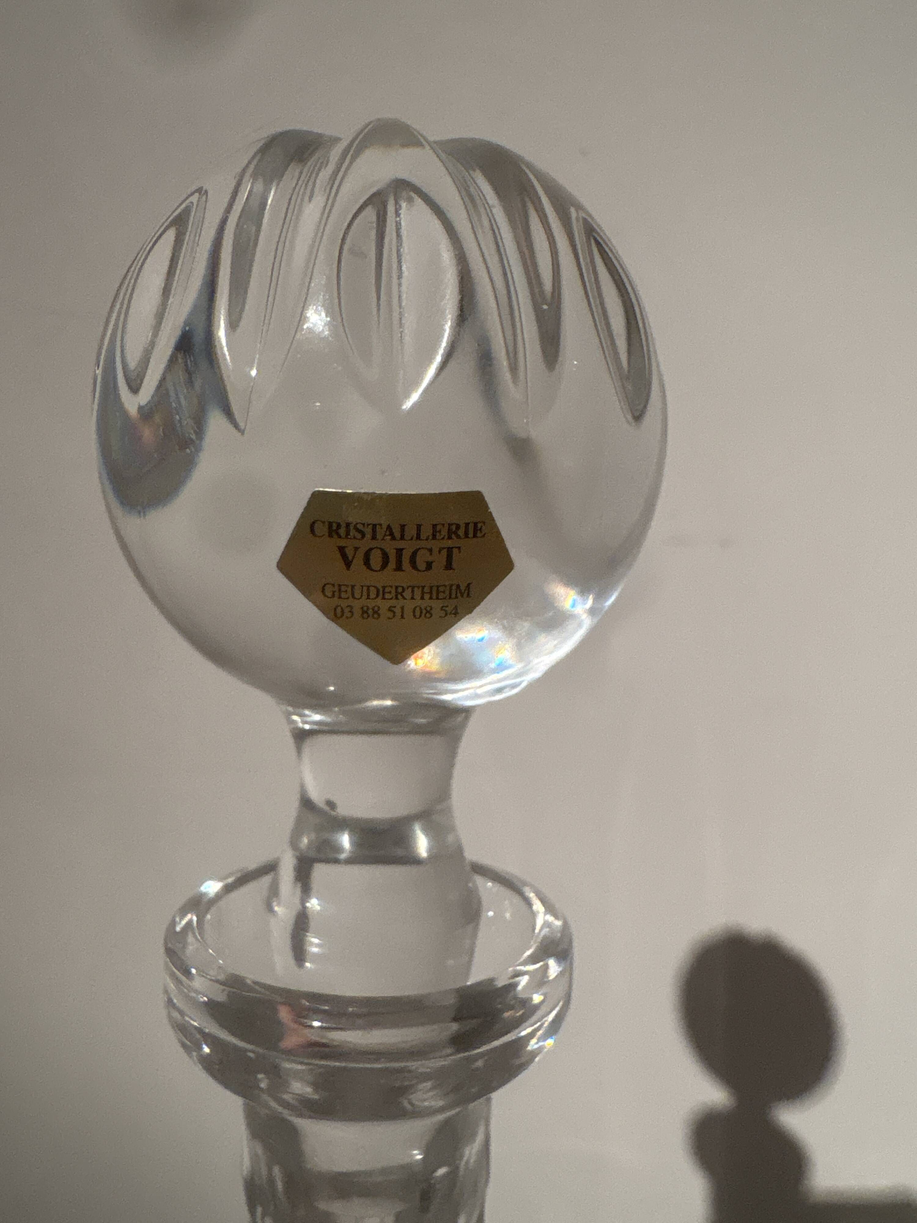 Carafe à décanter en Cristal