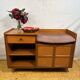 Mid-Century Retro Vintage Nathan Teak Telephone Seat – 1960s–1970s Stylish