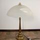 1940s Art Deco brass lamp | 2x E27 | Glass | Vintage