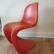 Pair of red chairs Verner Panton edition Vitra