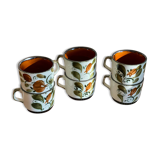 6 cups bistro Boch Belgium