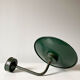 Outdoor enamelled tole wall lamp