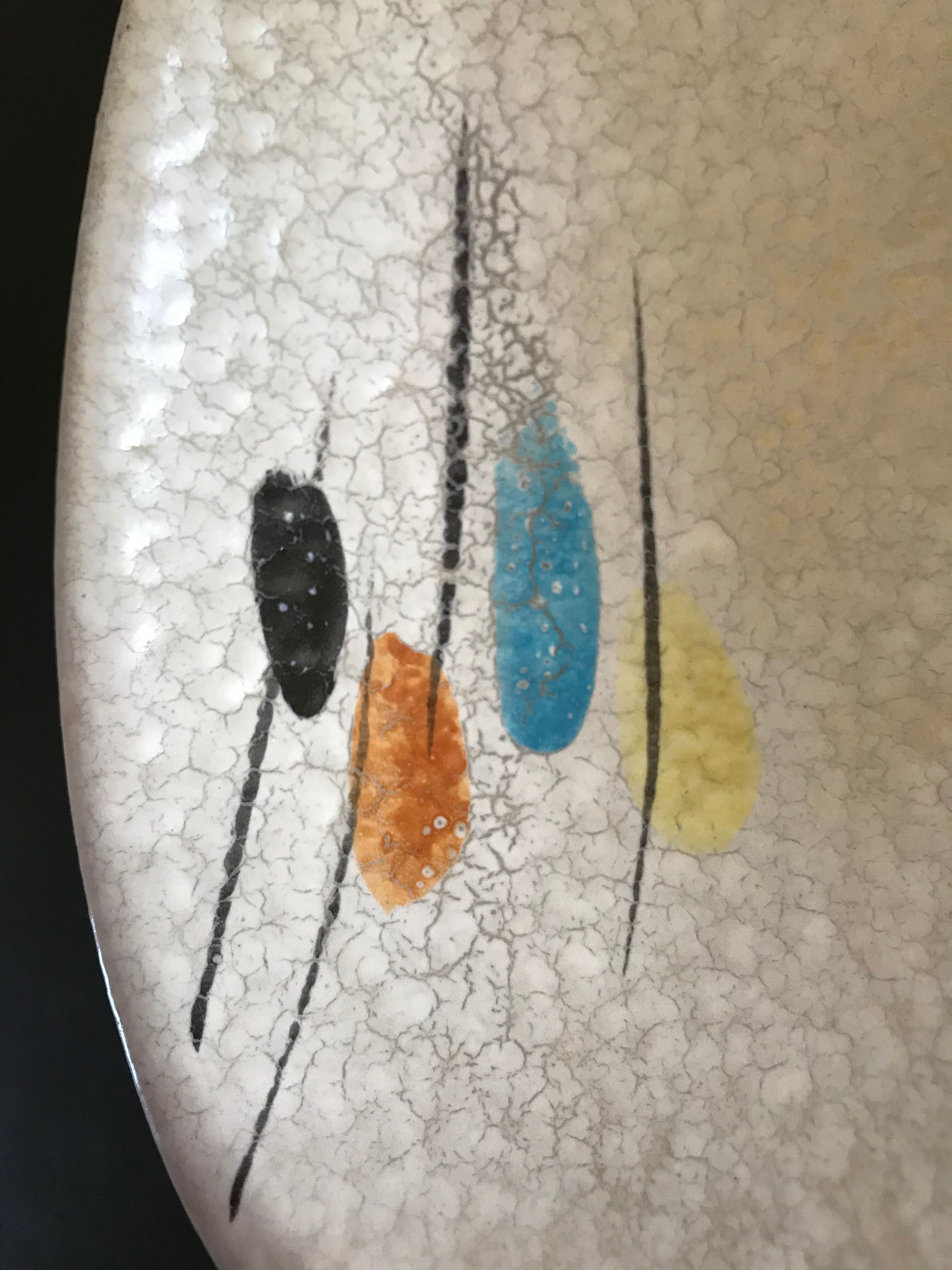 Ceramics west Germany dish circa 1950