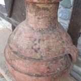 Olive jar of the eighteenth century old terracotta pot deco glazed olive tree
