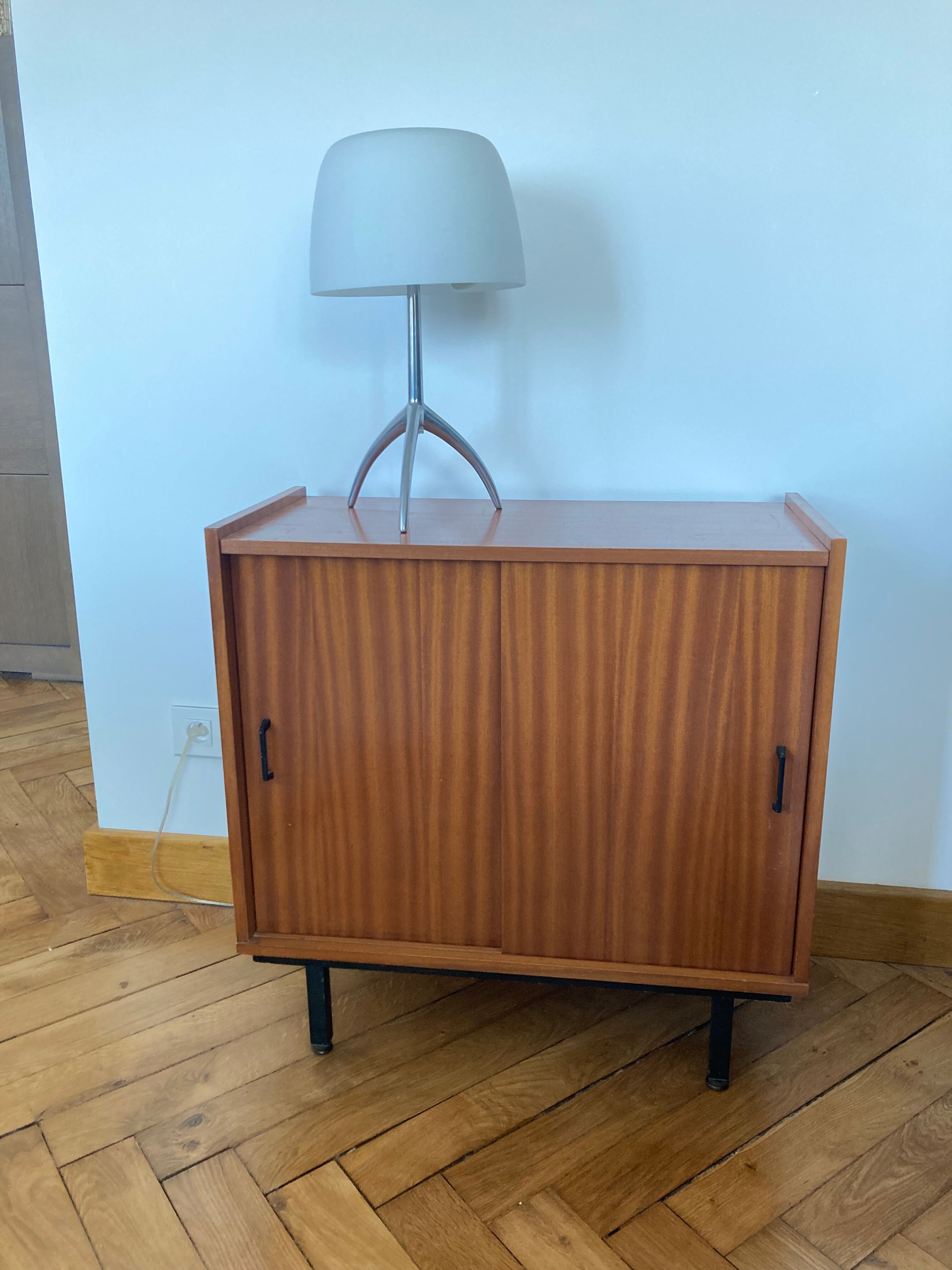 Sliding door cabinet