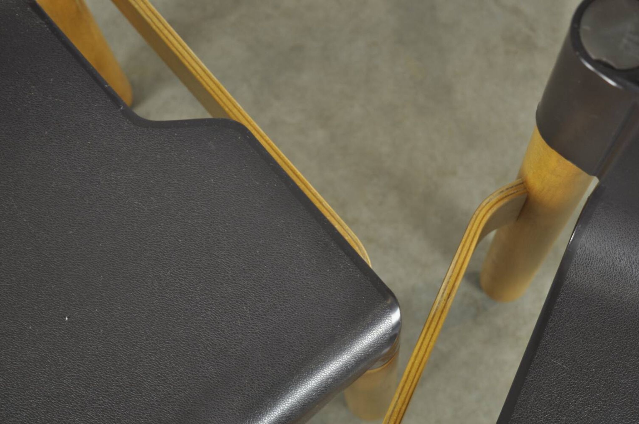 Thonet / chaises de salle à manger vintage flex 2000 en hêtre (2) / gerd lange / années 1990
