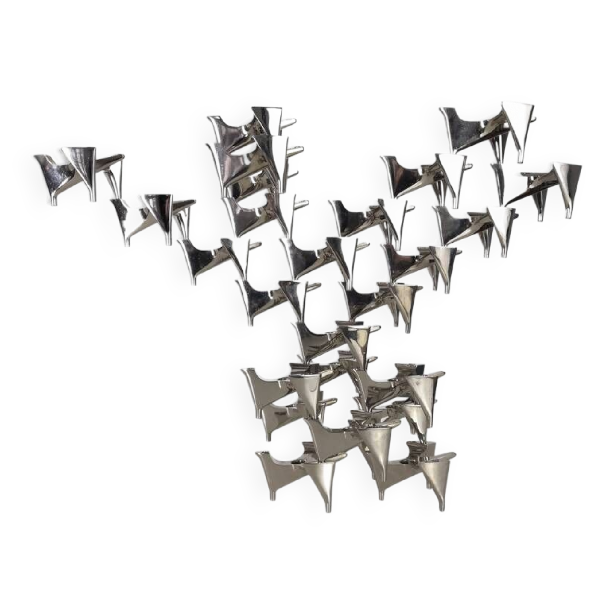 Set of 26 Hammonia Motard candle holders