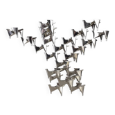 Set of 26 Hammonia Motard candle holders