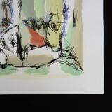 Mixed technique Art brut/Figurative art/Unique art signed Kabian 65X50 cm