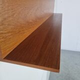 Teak wall floor by Wilhelm Renz, 60s