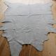 Genuine cowhide living room rug, vintage design, 1970s