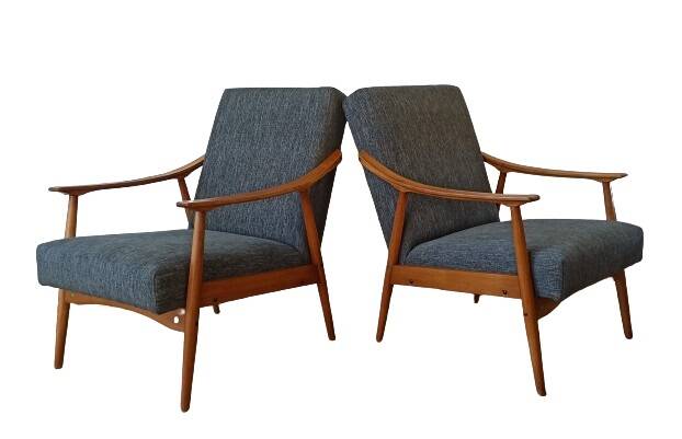Pair of Mid-Century Armchairs 70s.