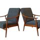 Pair of Mid-Century Armchairs 70s.