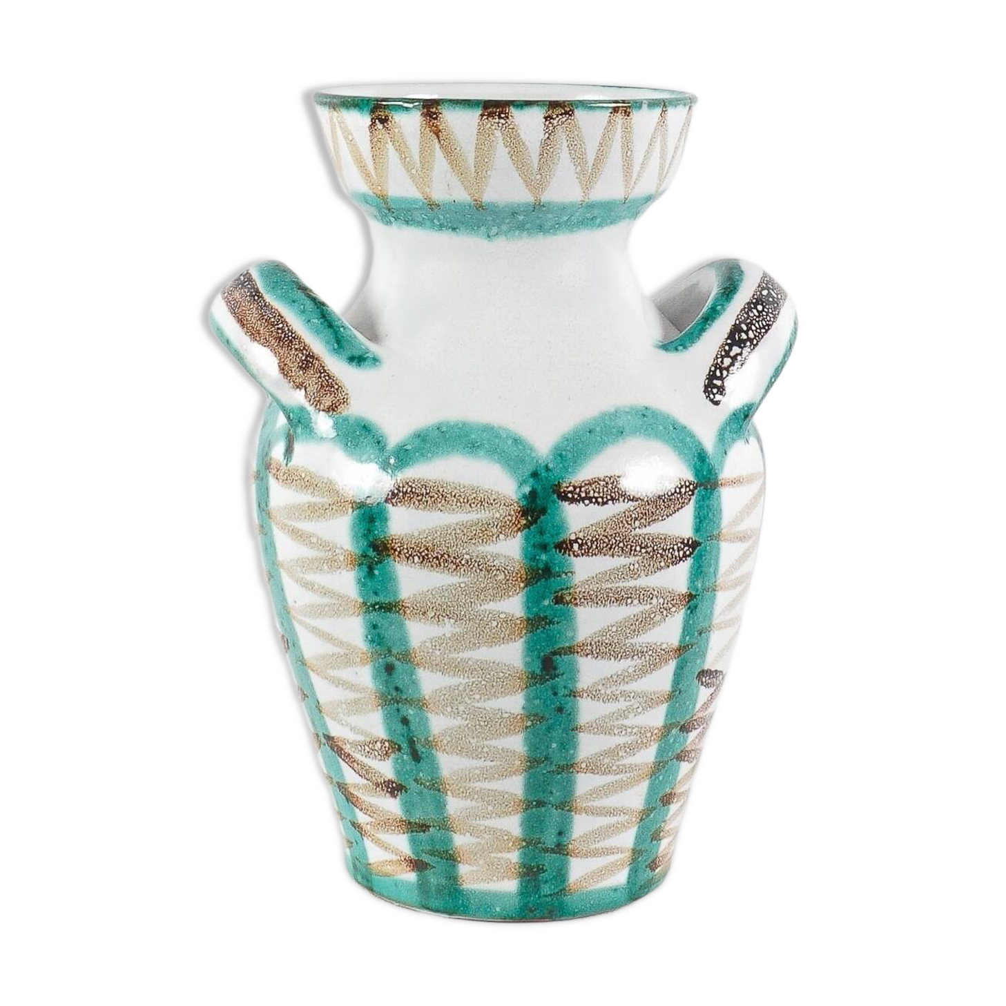 Vase en céramique par Robert Picault, France, vers 1960