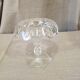 FIG TREE OR SMALL EMPTY PALM-SHAPED GLASS POCKET