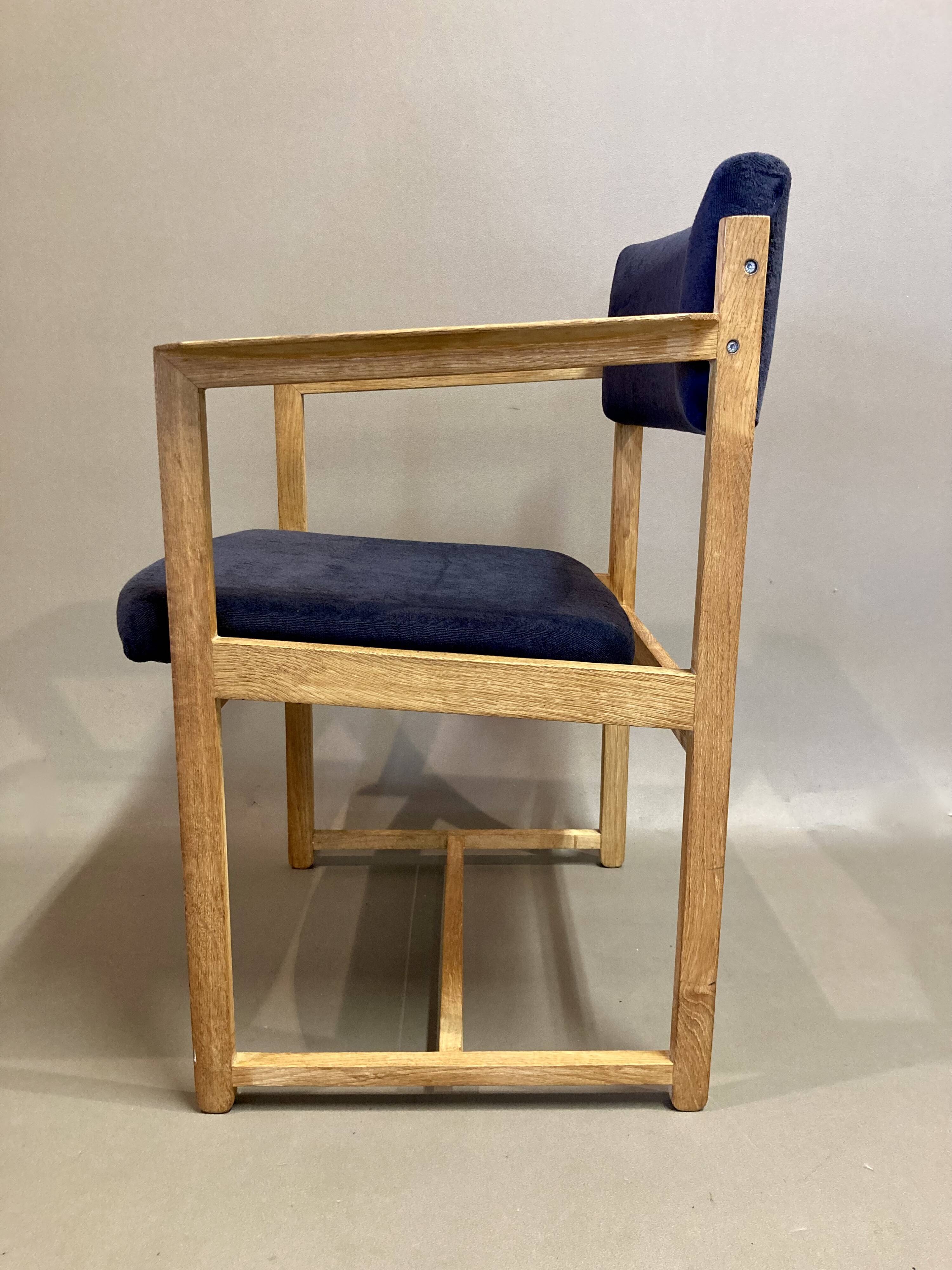 Duo of "Scandinavian Design" armchairs 1960.