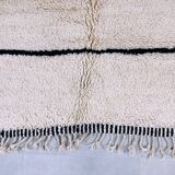 Traditional handmade wool beni mrirt rug 250cmx150cm