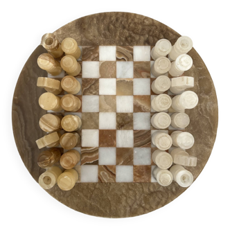 Jeux d'échec en marbre vintage