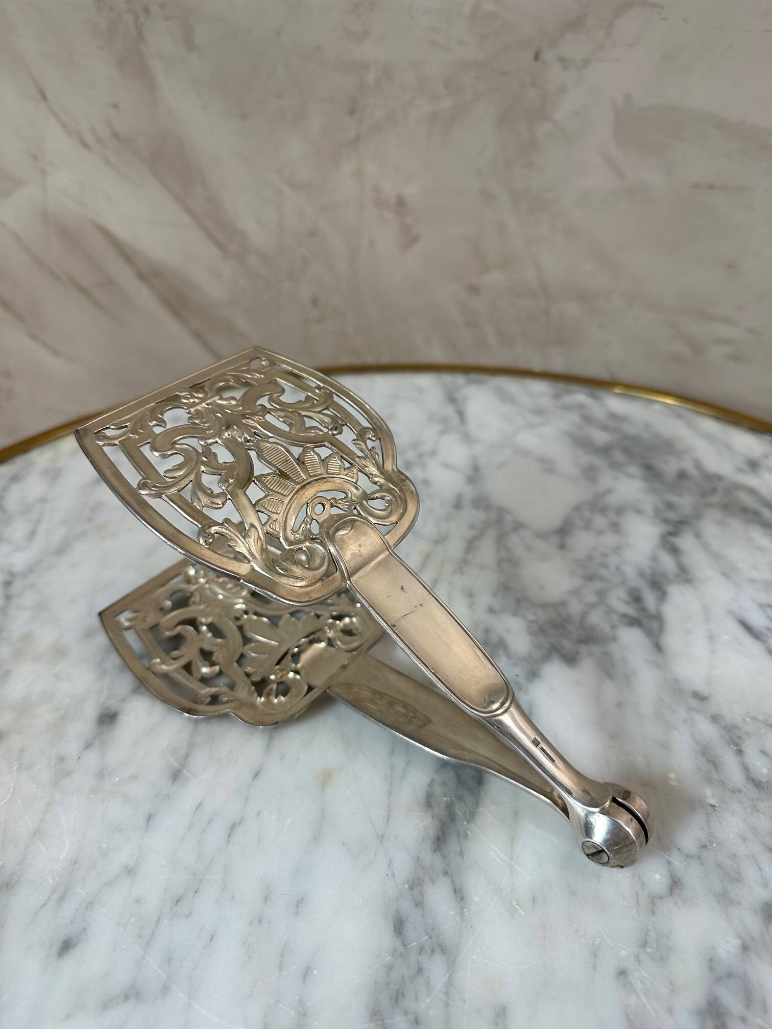 Christofle asparagus tongs