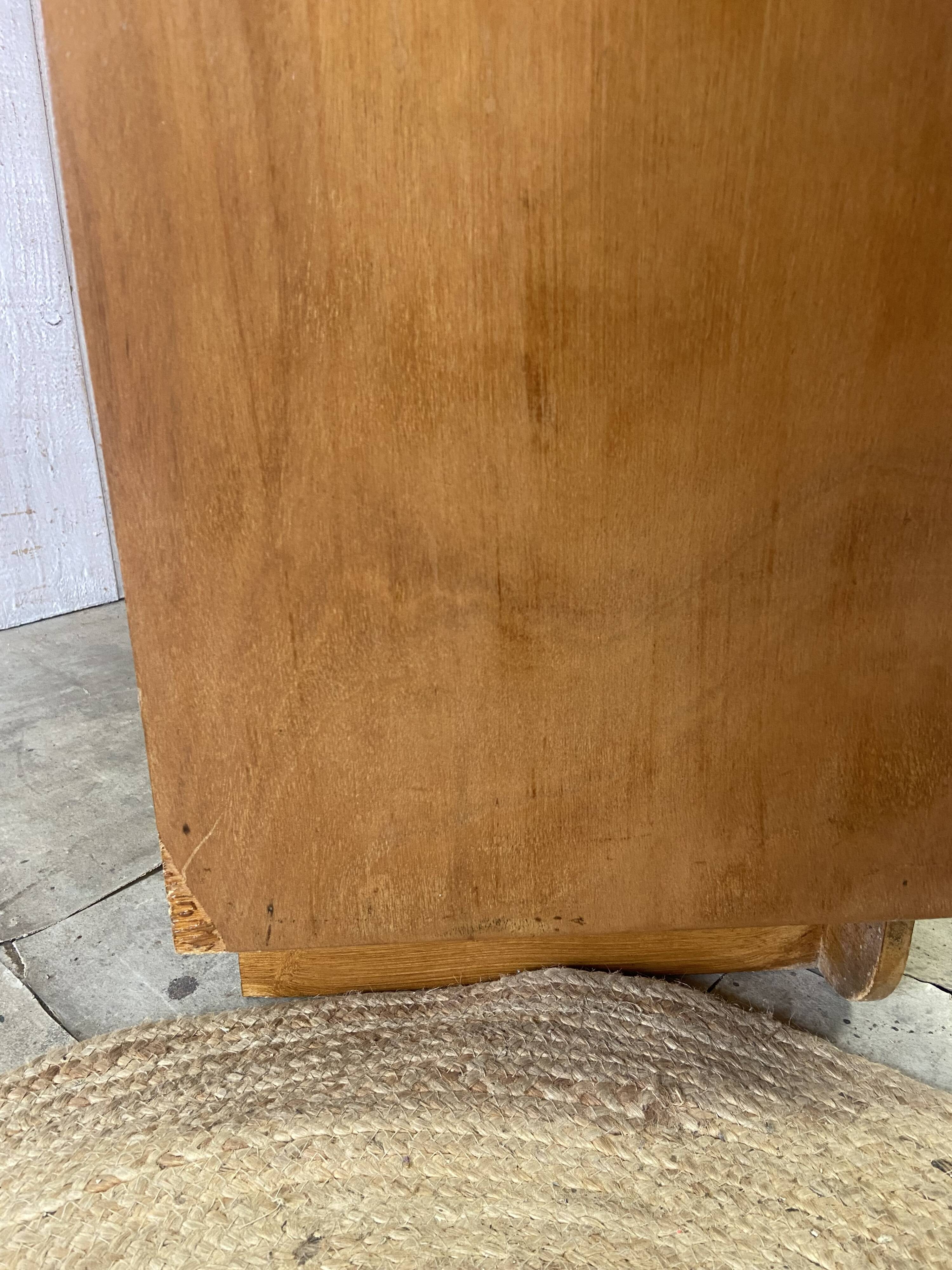 Asymmetrical wardrobe from the 1950s