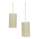 Modern mid-century German plastic suspension by Erco.