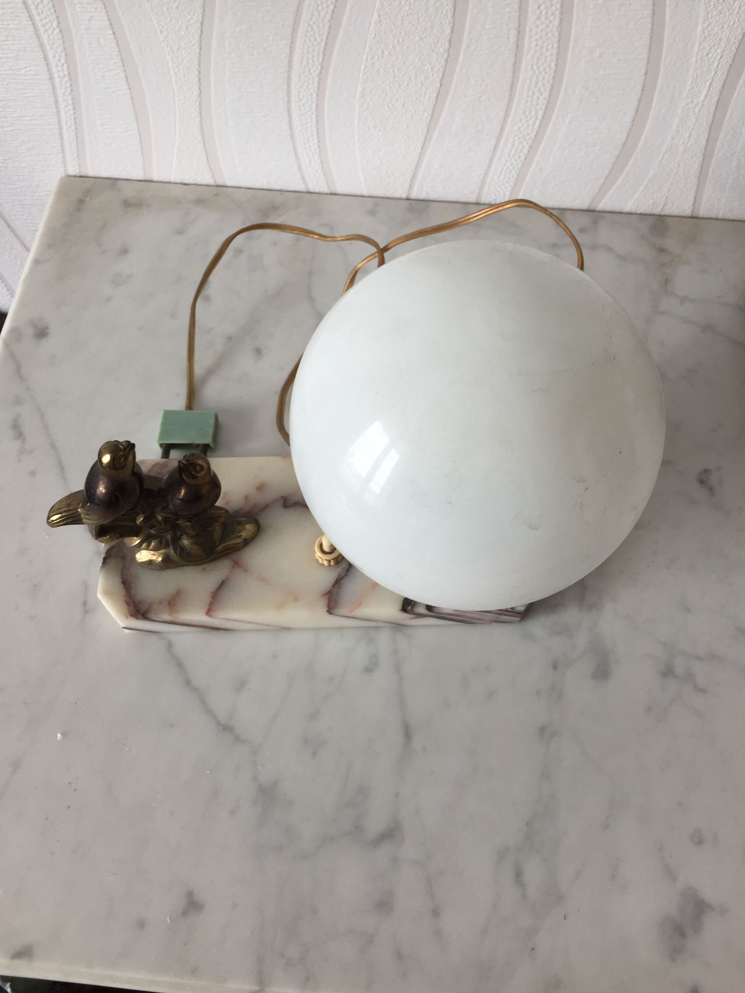 Vintage art deco-style lamp