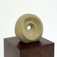 Unique round beige sculpture