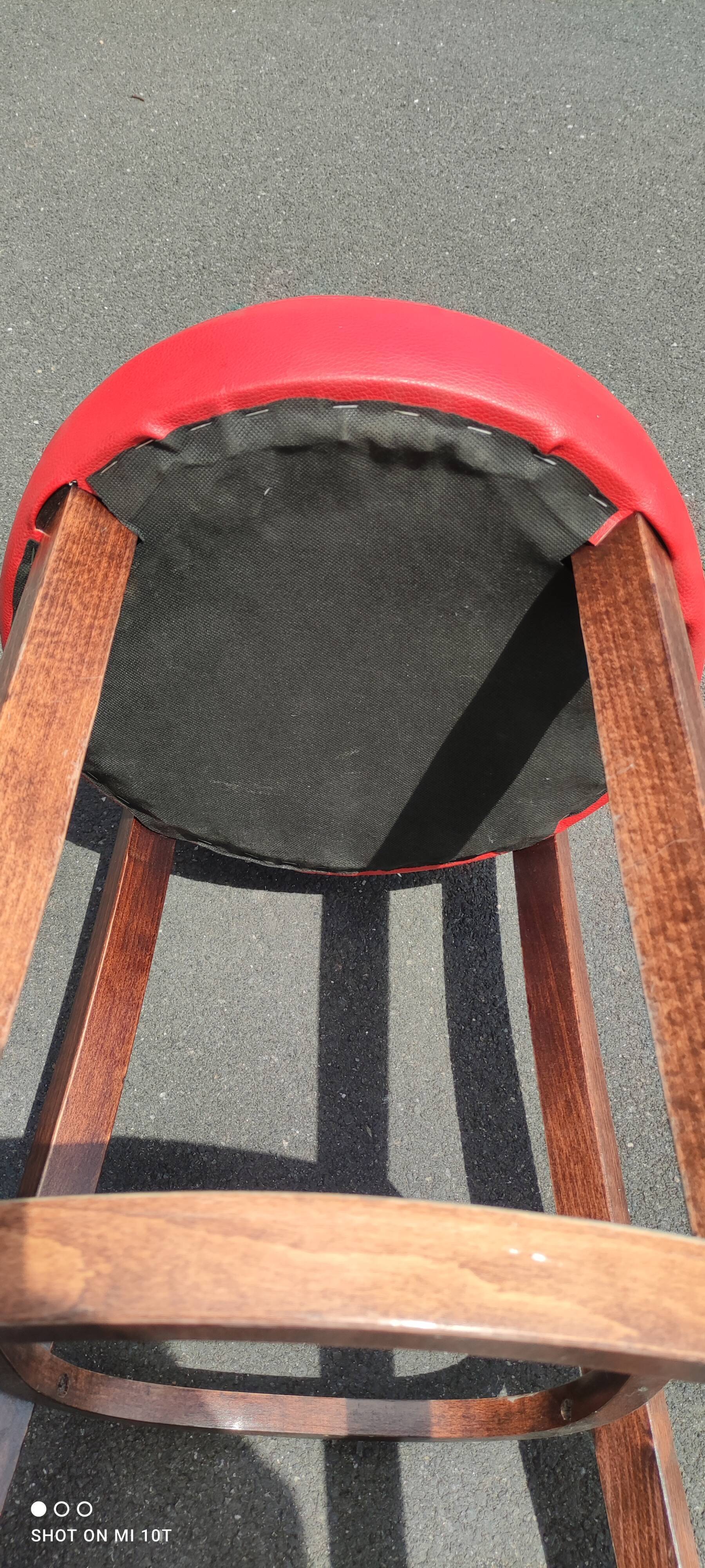 Pair Tabourets bar/style 1930