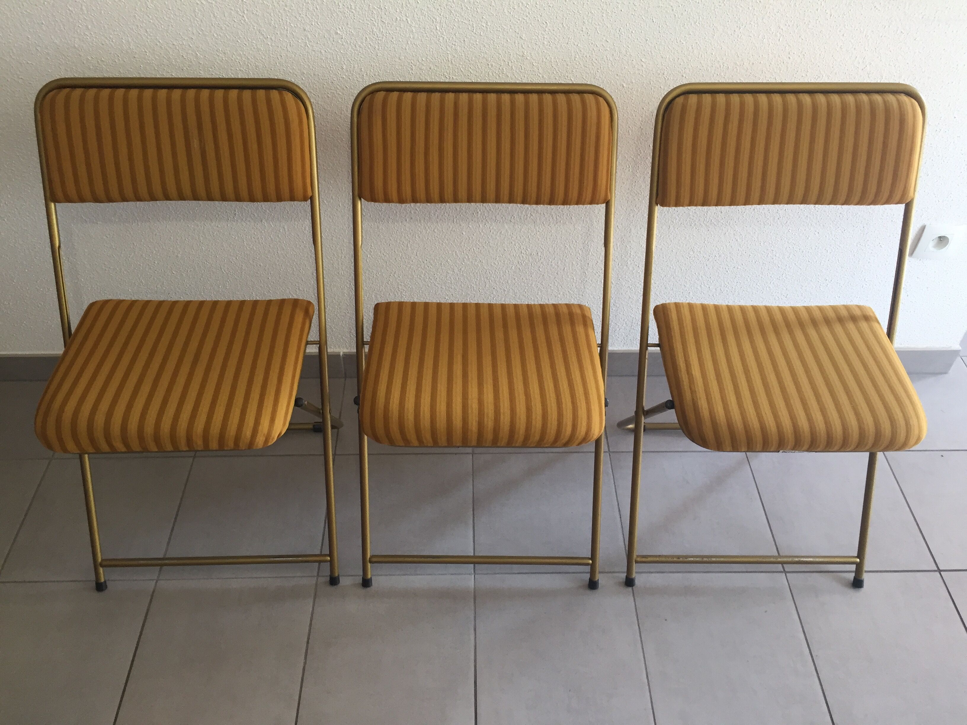 Vintage Lafuma folding chairs from the 1960/1970
