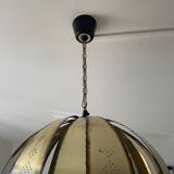 Danish brutalist pendant lamp by Holm Sorensen