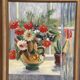 Original Danish Oil on Panel – “Flower Still Life” by Gerda Tougaard