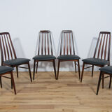 Model Eva Dining Chairs by Niels Koefoed for Koefoeds Hornslet, 1960s