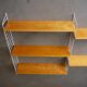 Vintage wall shelving unit by Nisse Strinning for String AB. 1950s