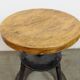 Black Industrial Workshop Swivel Stool, 1960s