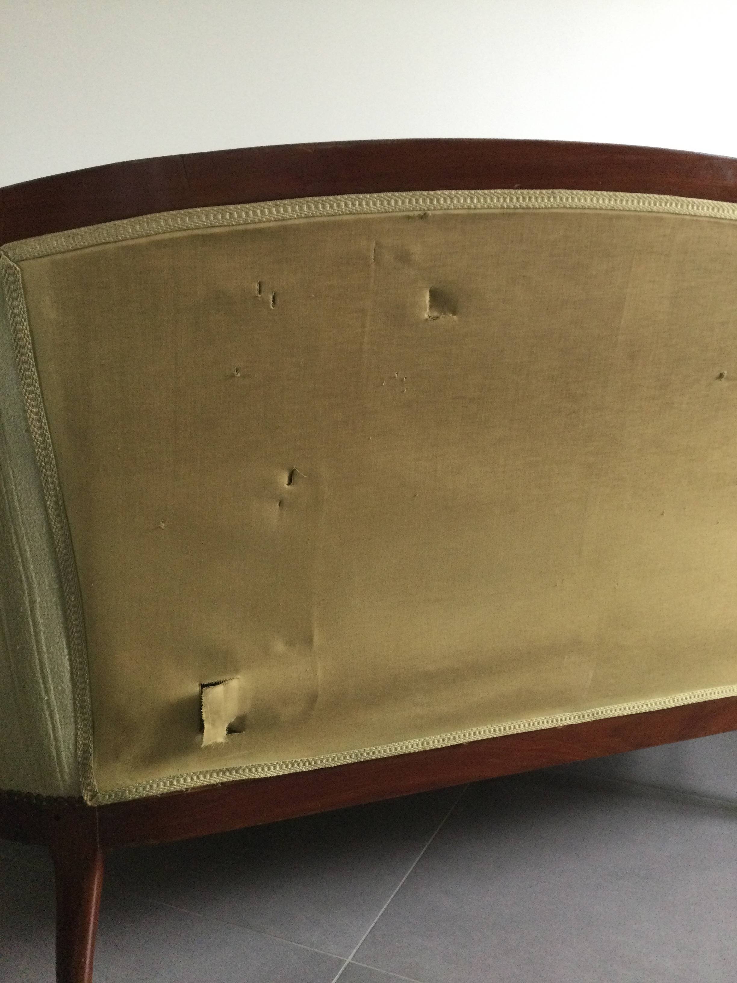 Canapé Napoléon III En Acajou