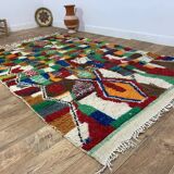 Handmade moroccan berber rug 243 x 157 cm