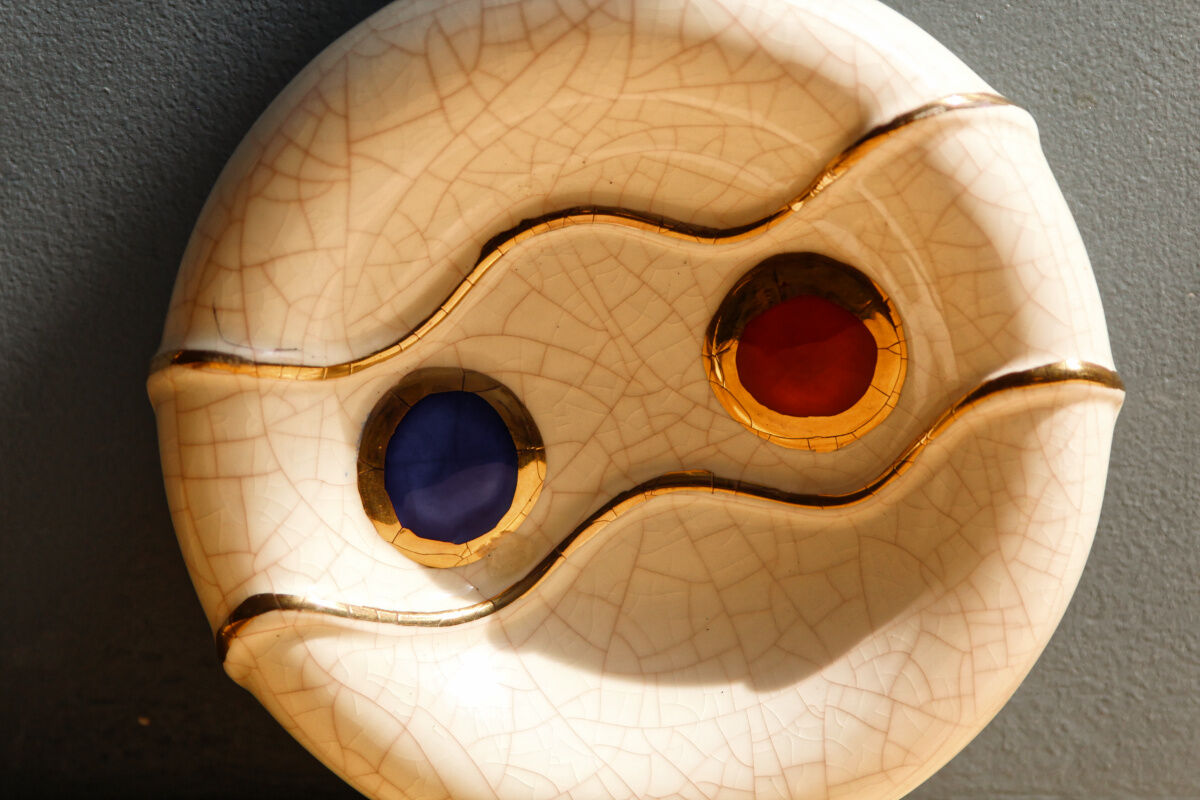 Longwy ashtray