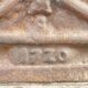 Fireplace contrecoeur 1720 with 3 crowned fleurs-de-lys