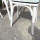 Series of 6 white Baumann Bistro