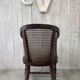 Antique chair with caning