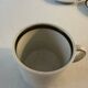Set of 6 cups and saucers in porcelain Winterling Bavaria