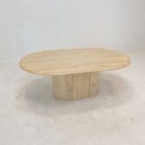 Italian Travertine Coffee Table, 1980's
