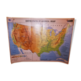 Educational wall map eduscope