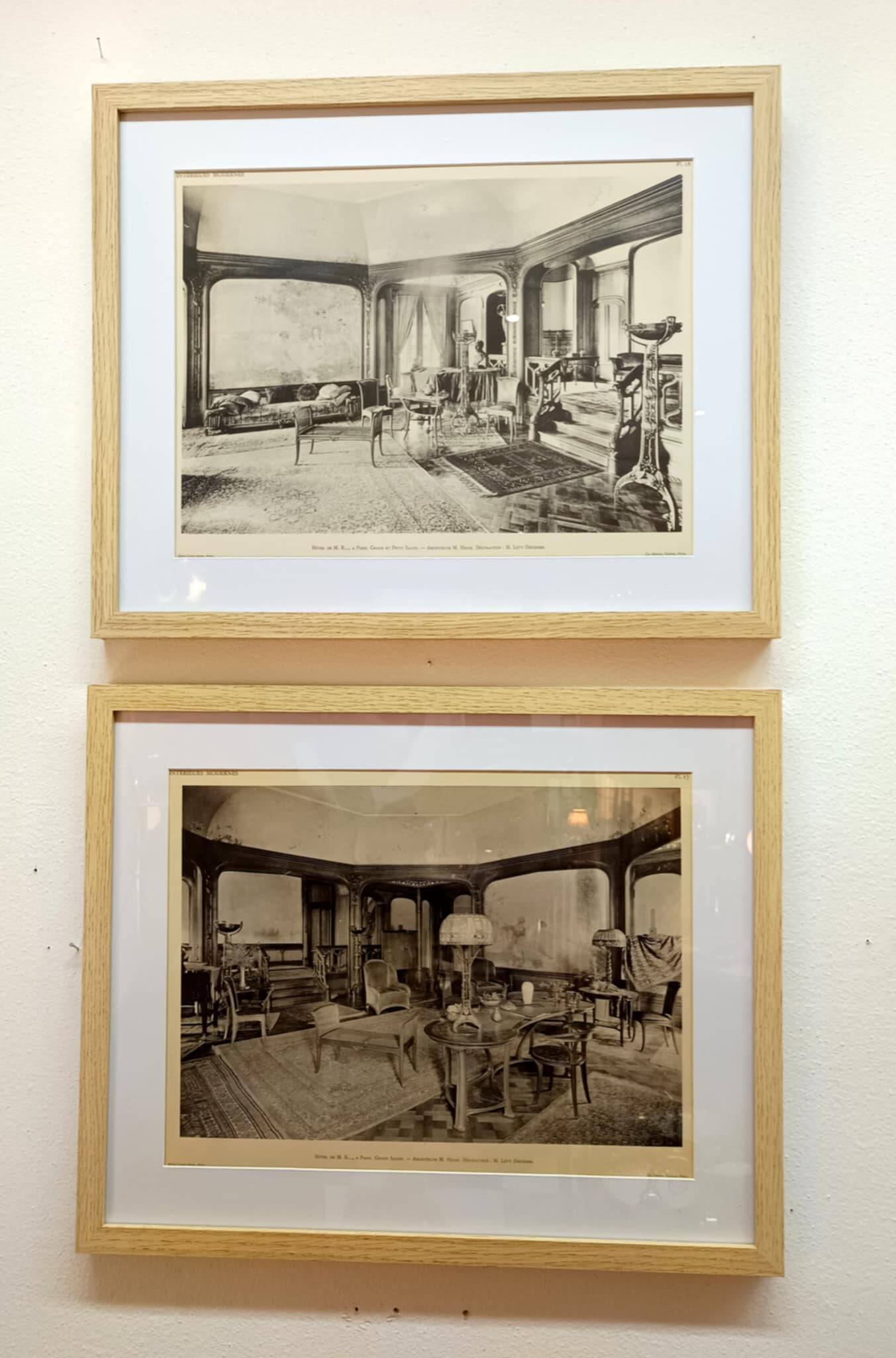 Art Nouveau illustration frames, 1910