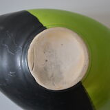 Vintage two-tone ceramic cup 50's