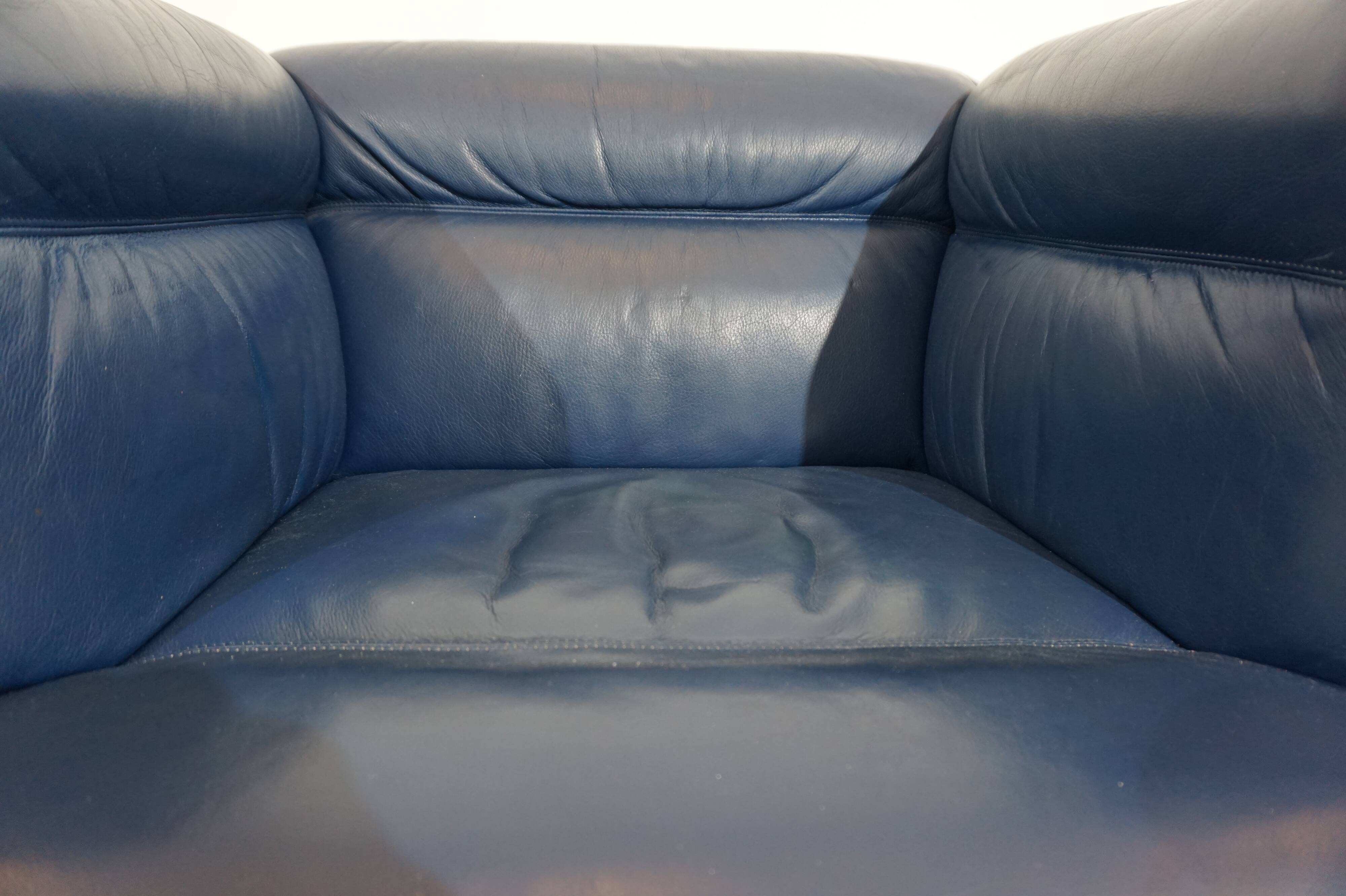 Fauteuil en cuir Poltrona Frau Interlude de Marco Zanuso