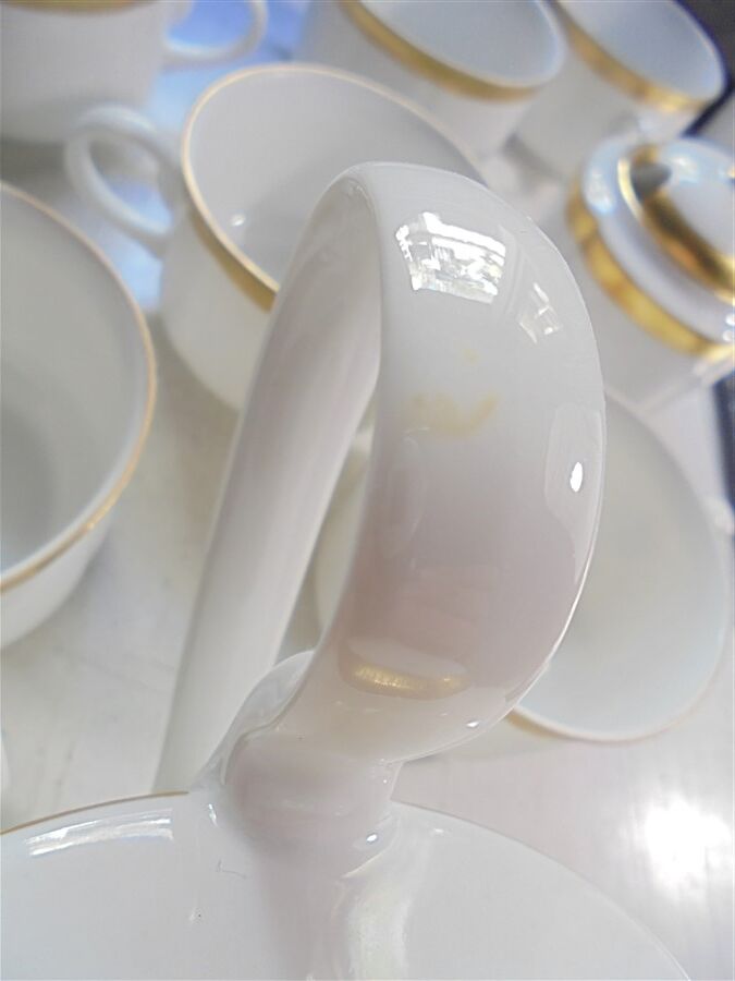 Coffee or tea set in German porcelain